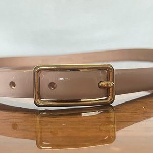 J. Crew Patent Leather Belt Women XS